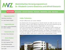Tablet Screenshot of mvznet.de